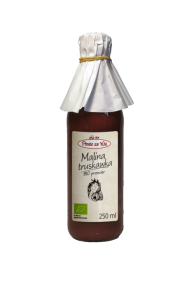 Przecier niesłodzony malina - truskawka ekologiczny 250 ml